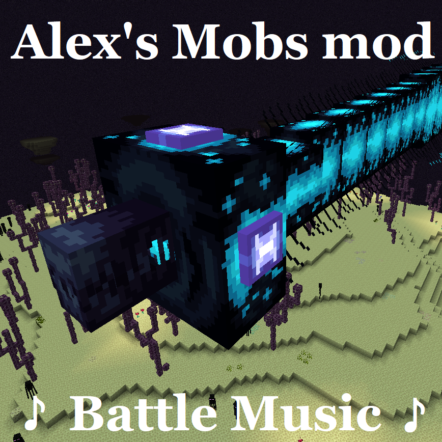 Логотип мода ♪ Alex's Mobs Extra Music ♪