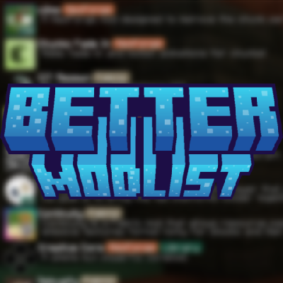 Логотип мода Better Modlist