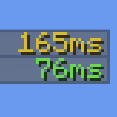 Логотип мода Better Ping Display