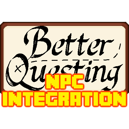 Логотип мода Better Questing - NPC Integration