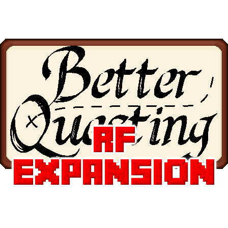 Логотип мода Better Questing - RF Expansion
