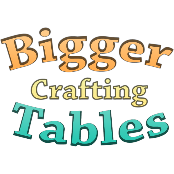 Логотип мода Bigger Crafting Tables