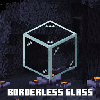 Логотип мода Borderless Glass (No OptiFine Needed) Bedrock Support!