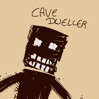 Логотип мода Cave Dweller Evolved