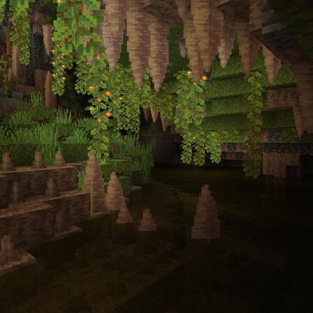 Логотип мода Caves and Cliffs add-on for William Wythers' Overworld