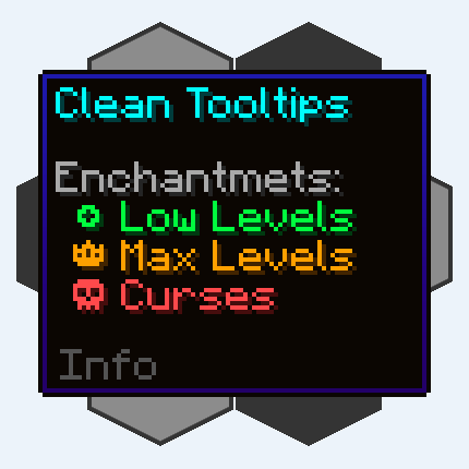 Логотип мода Clean Tooltips