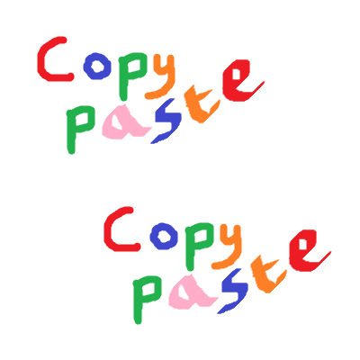 Логотип мода Copy-Paste