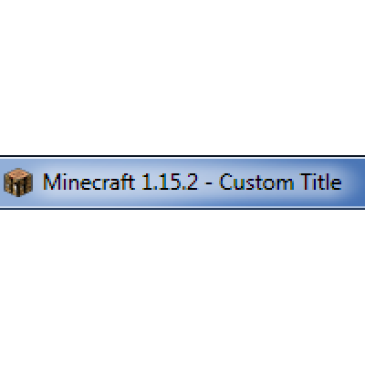 Логотип мода Custom Window Title