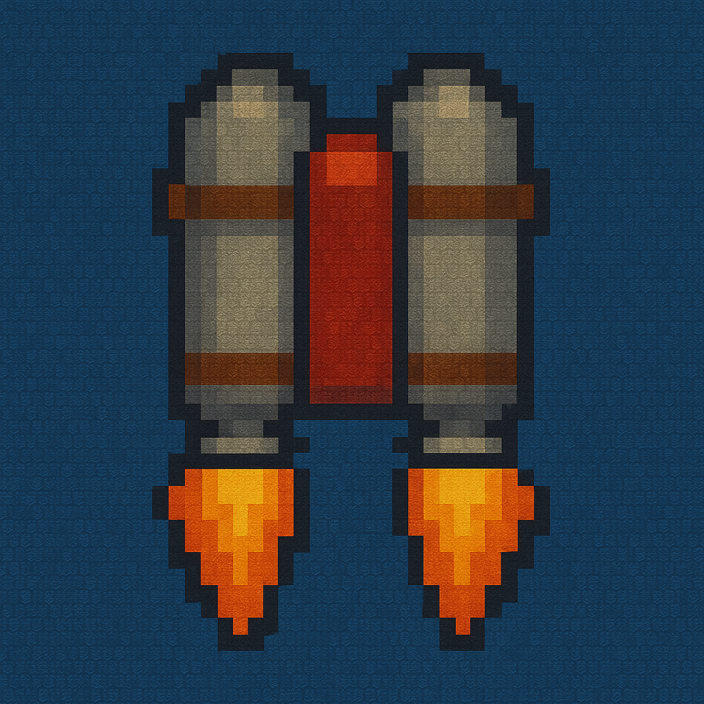 Логотип мода DarkFlight - RPG Simple Jetpack