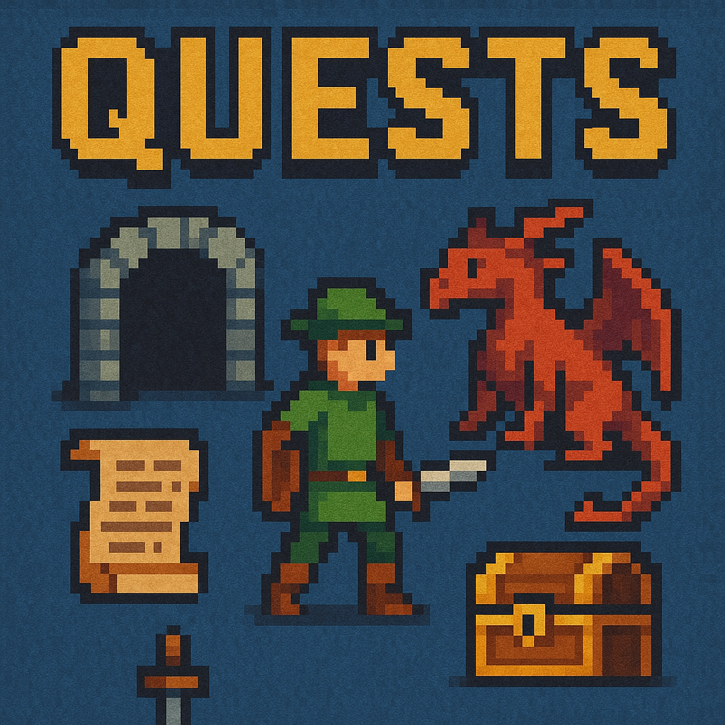 Логотип мода DarkQuesting - RPG Quests and Casino
