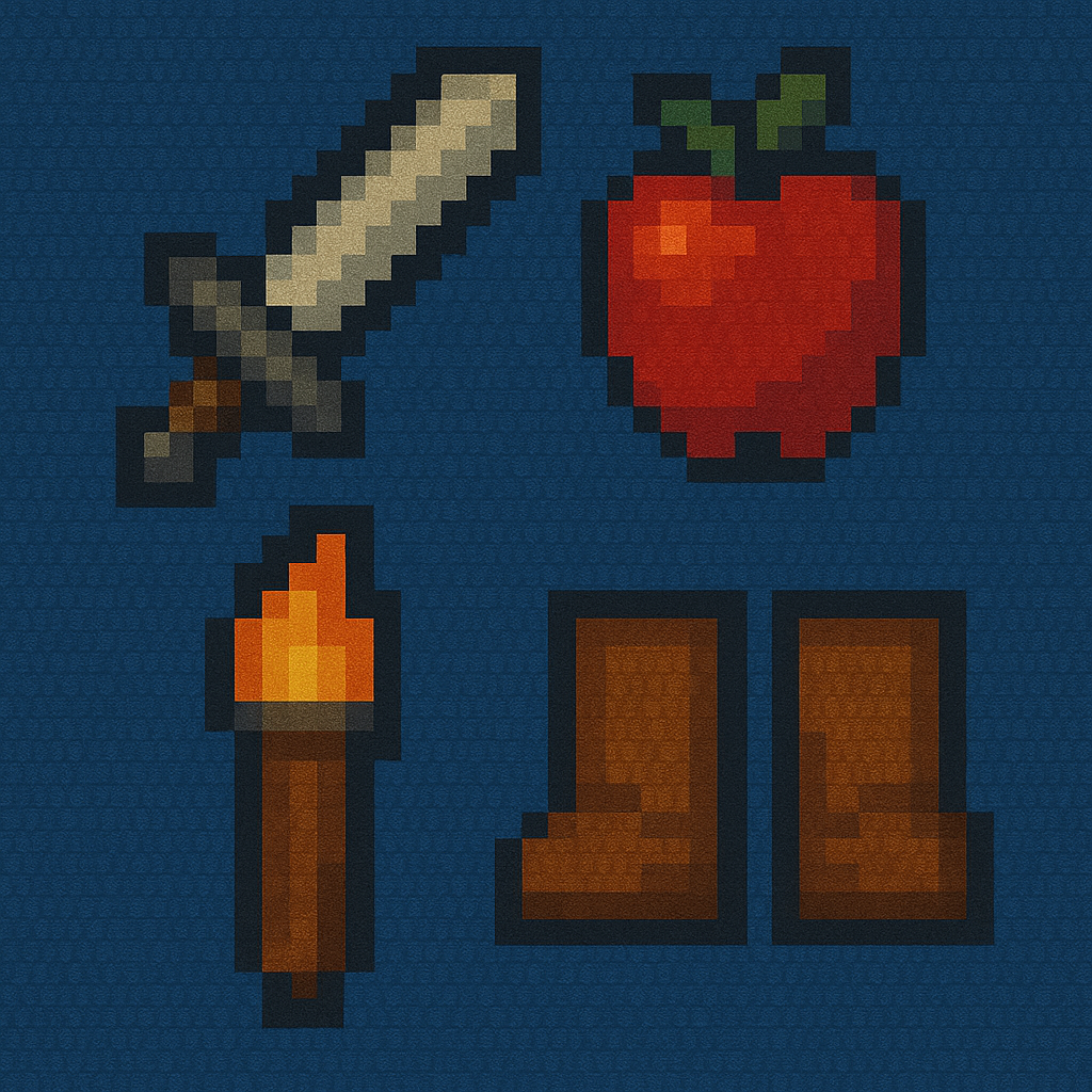 Логотип мода DarkStarter - RPG Starter Login Item Rewards