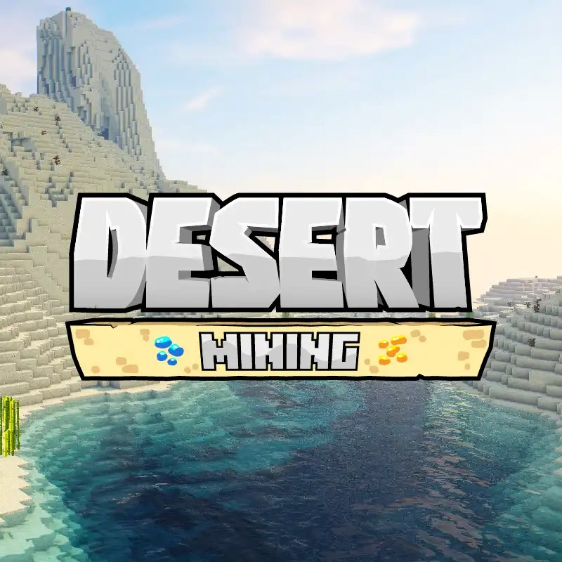 Логотип мода Desert Mining