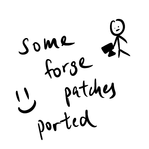 Логотип мода Dimension Fix (Some Forge Patches Ported)