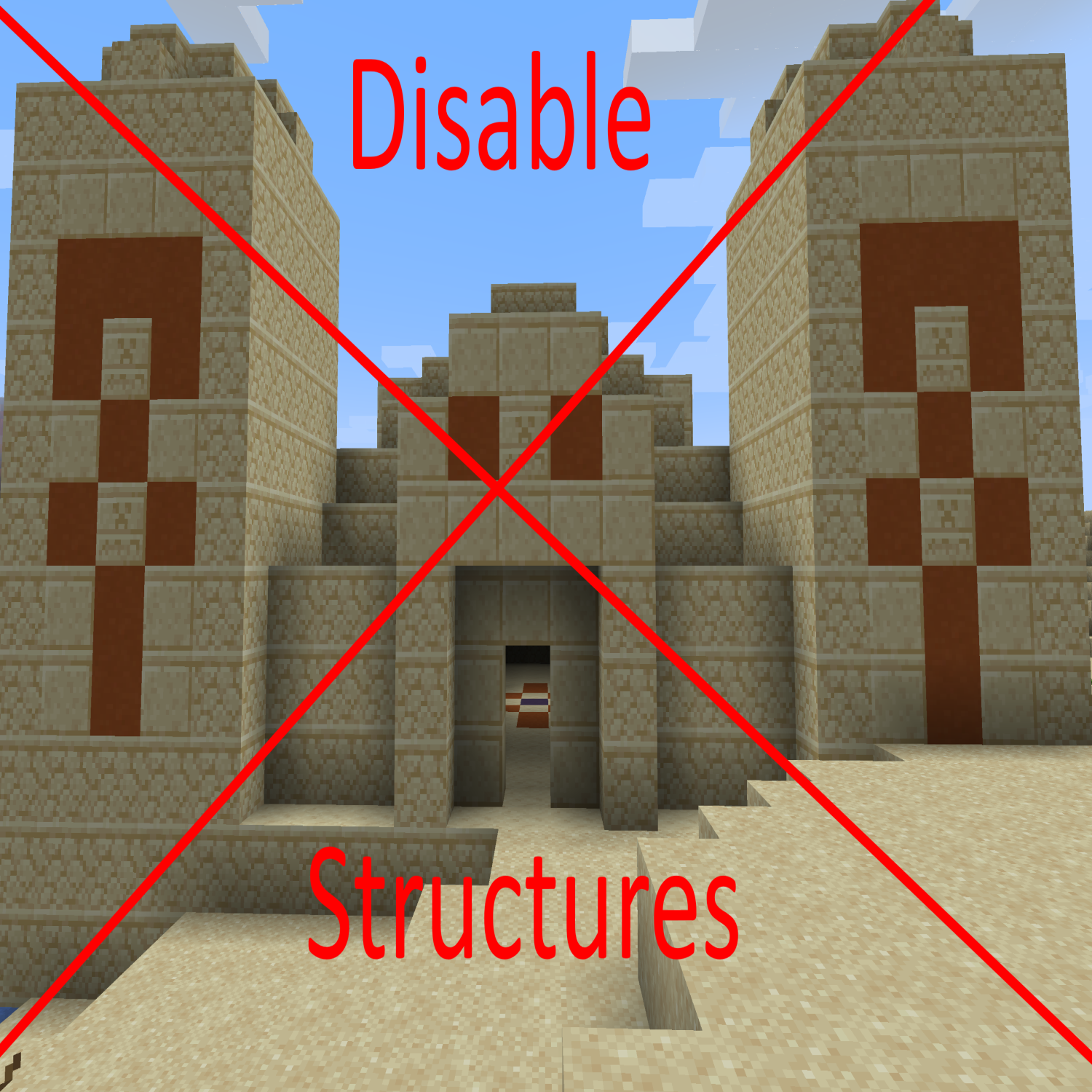 Логотип мода Disable Structures