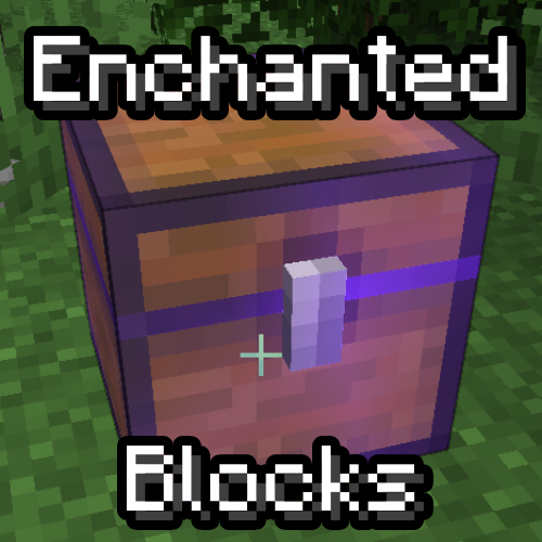 Логотип мода Enchantable Blocks
