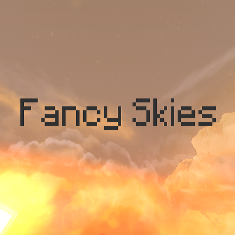 Логотип мода Fancy Skies - now with custom sky for End dimension