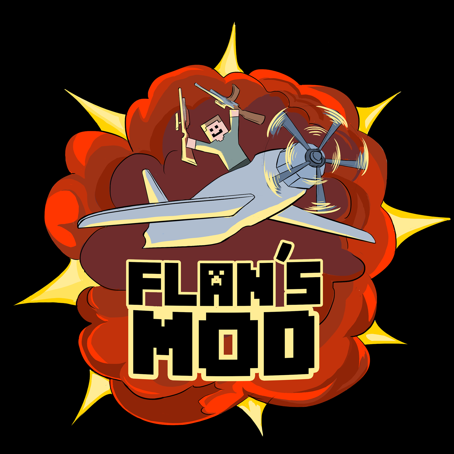 Логотип мода Flan's Mod: Reloaded