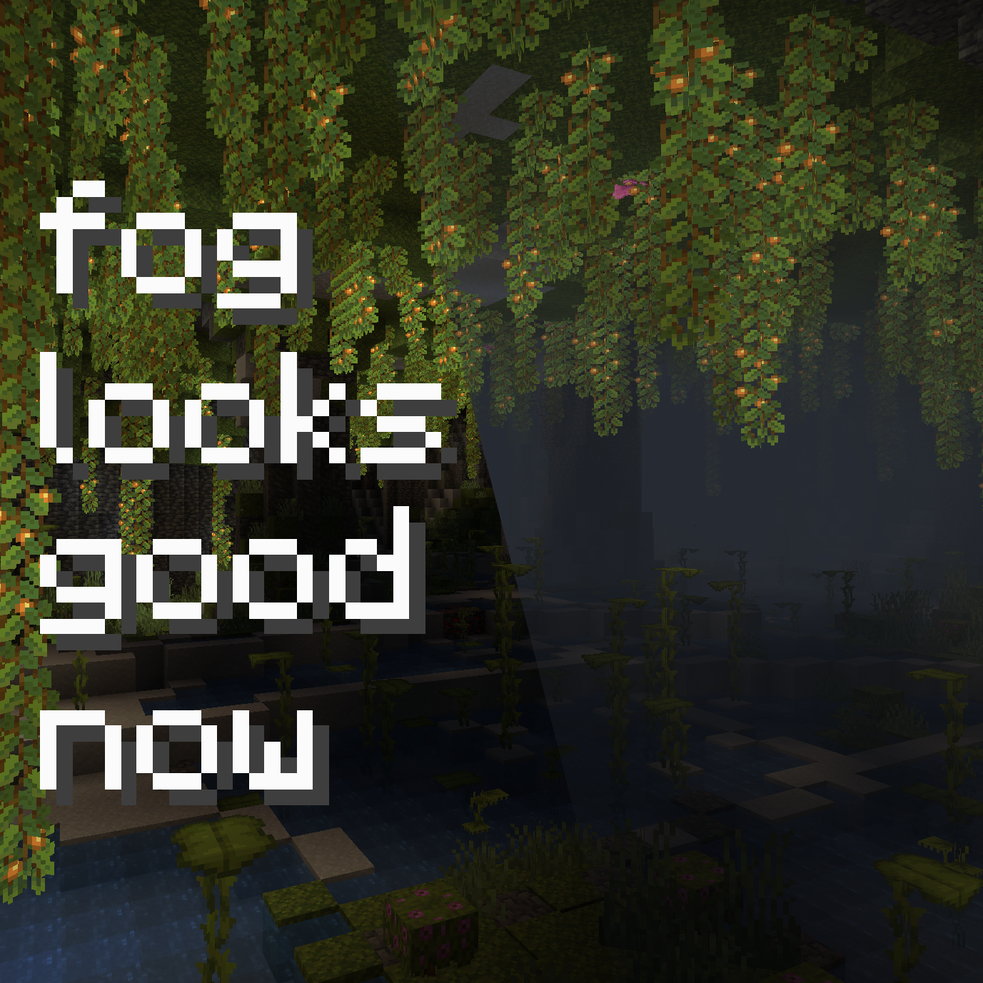 Логотип мода Fog Looks Good Now