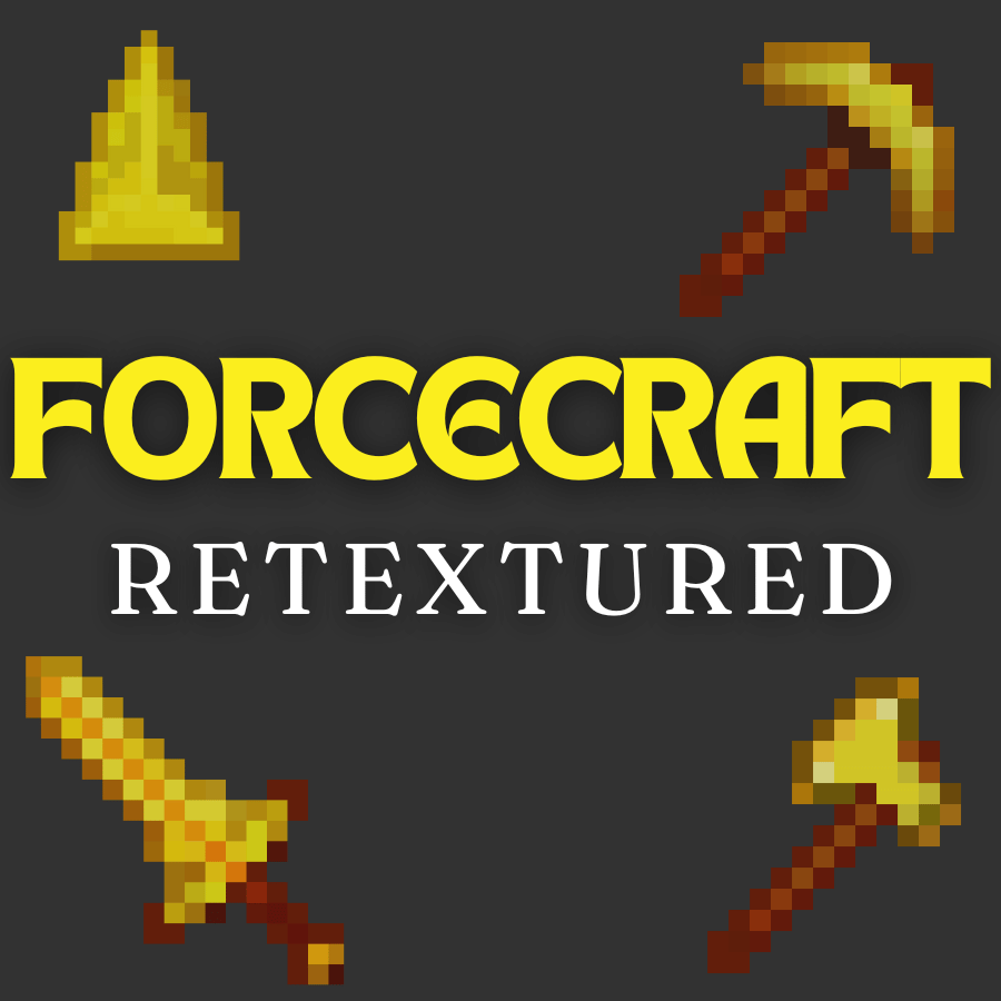 Логотип мода ForceCraft Retextured