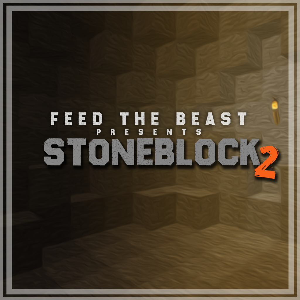 Логотип мода FTB Presents Stoneblock 2