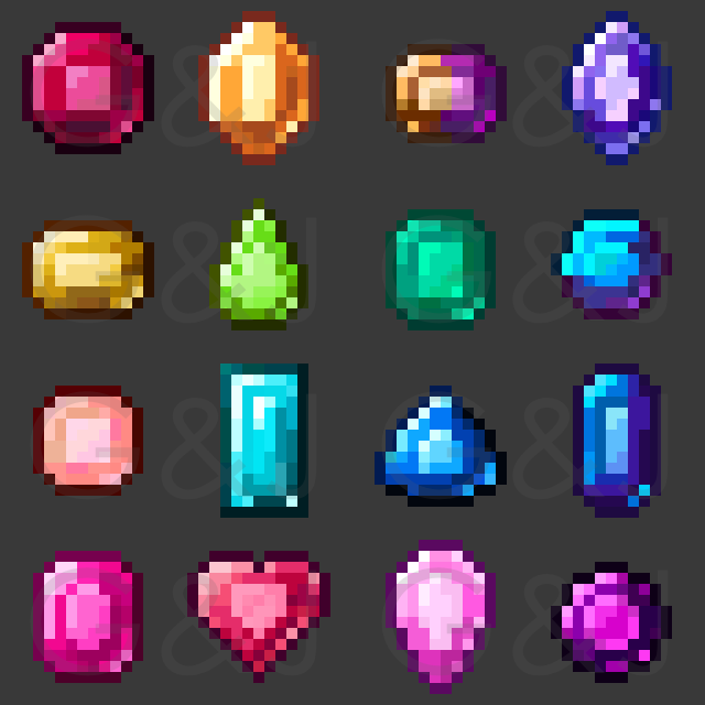 Логотип мода Gems & Jewels