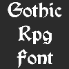Логотип мода Gothic Medieval RPG Font