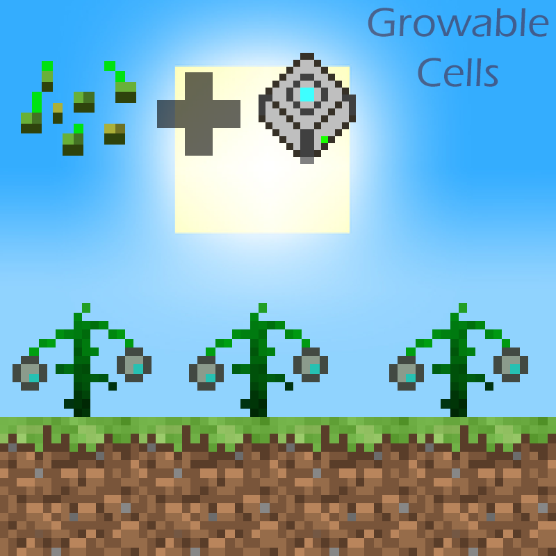 Логотип мода Growable Storage Cells