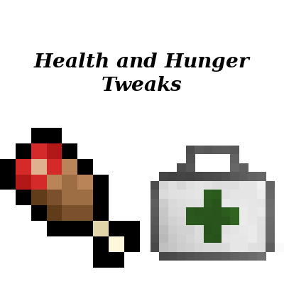 Логотип мода Health and Hunger Tweaks