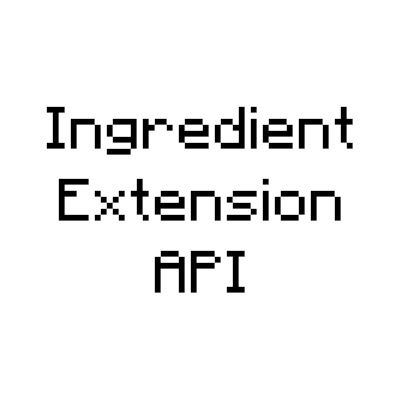 Логотип мода Ingredient Extension API