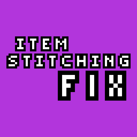 Логотип мода Item Stitching Fix