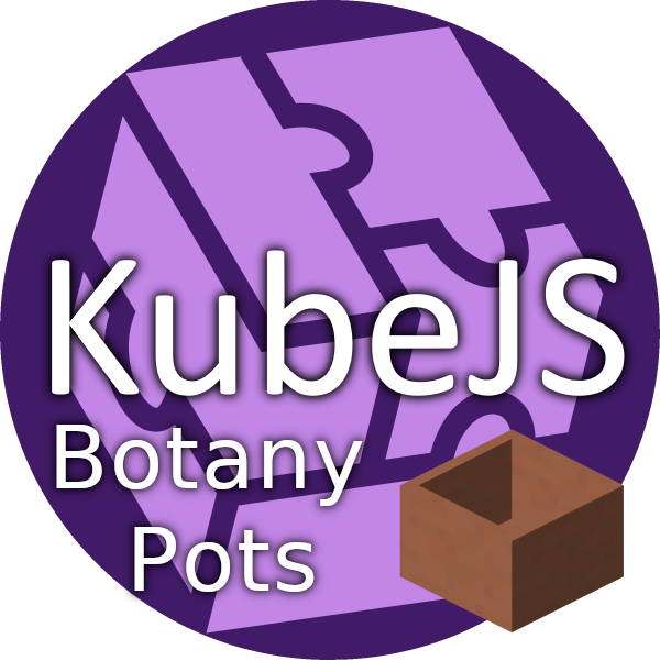 Логотип мода KubeJS Botany Pots