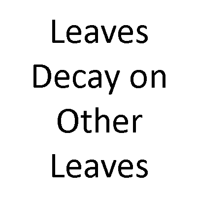 Логотип мода Leaves Decay on other Leaves