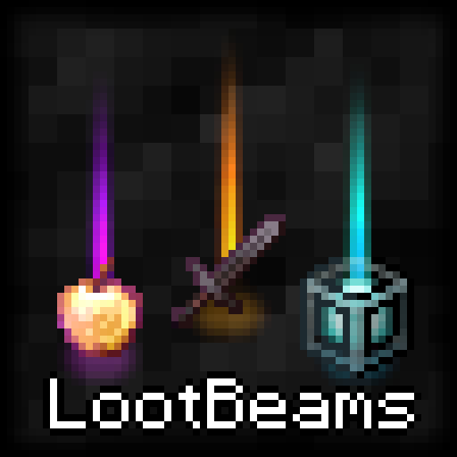 Логотип мода Loot Beams Up