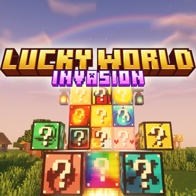 Логотип мода Lucky World Invasion