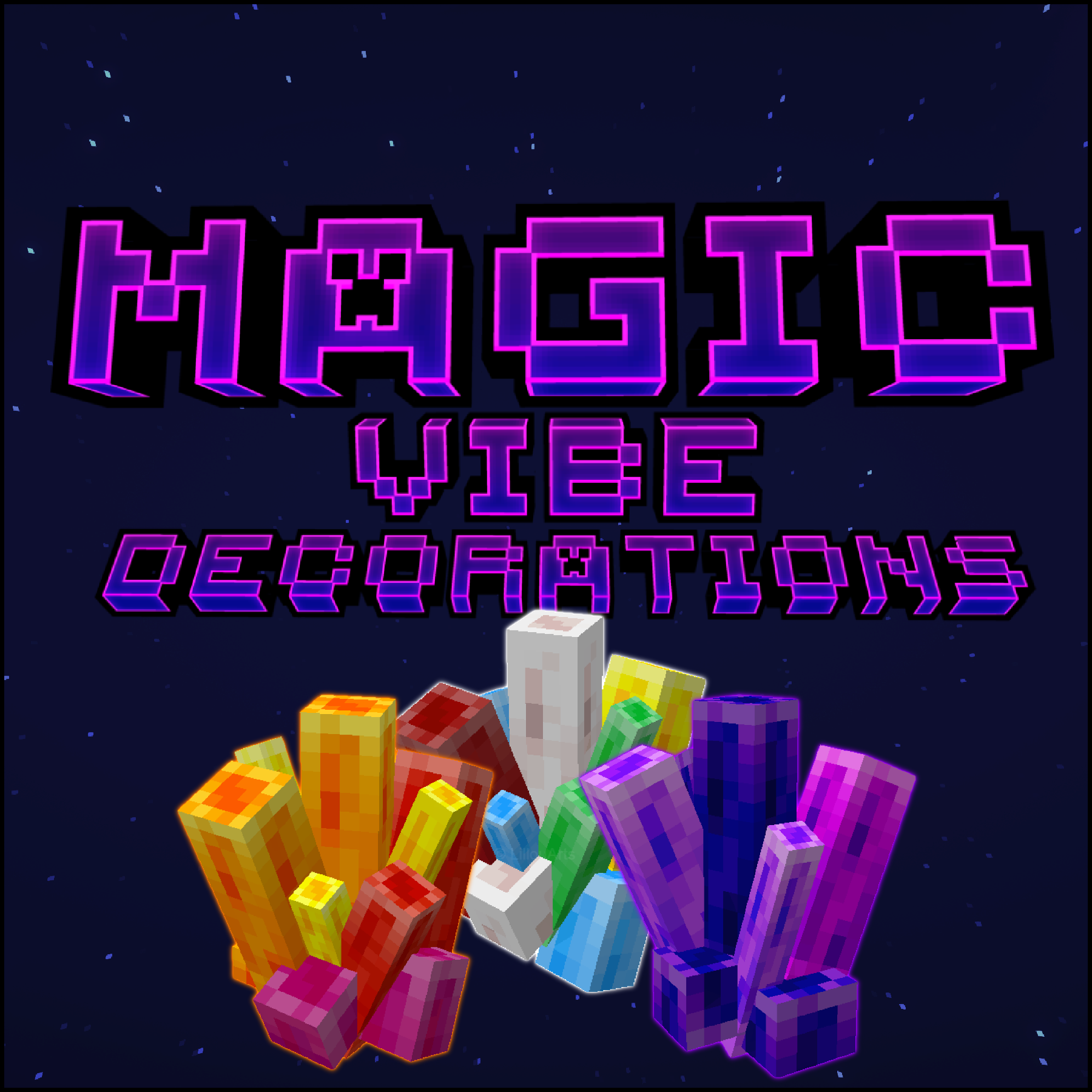 Логотип мода Magic Vibe Decorations (Crystals, Halloween)