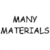 Логотип мода Many Materials