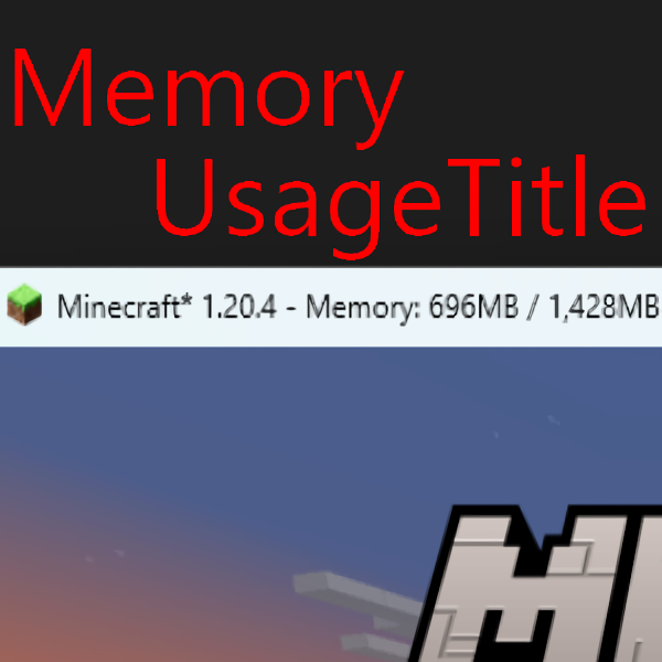 Логотип мода Memory Usage Title