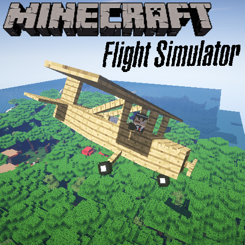 Логотип мода Minecraft Flight Simulator
