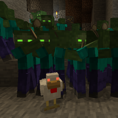 Логотип мода Mob Population Control