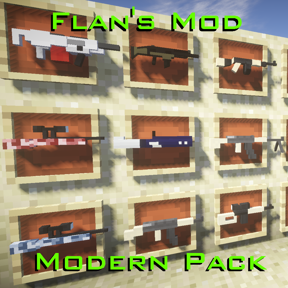 Логотип мода Modern Weapons Pack for Flan's Mod