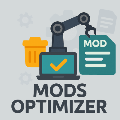 Логотип мода Mods Optimizer