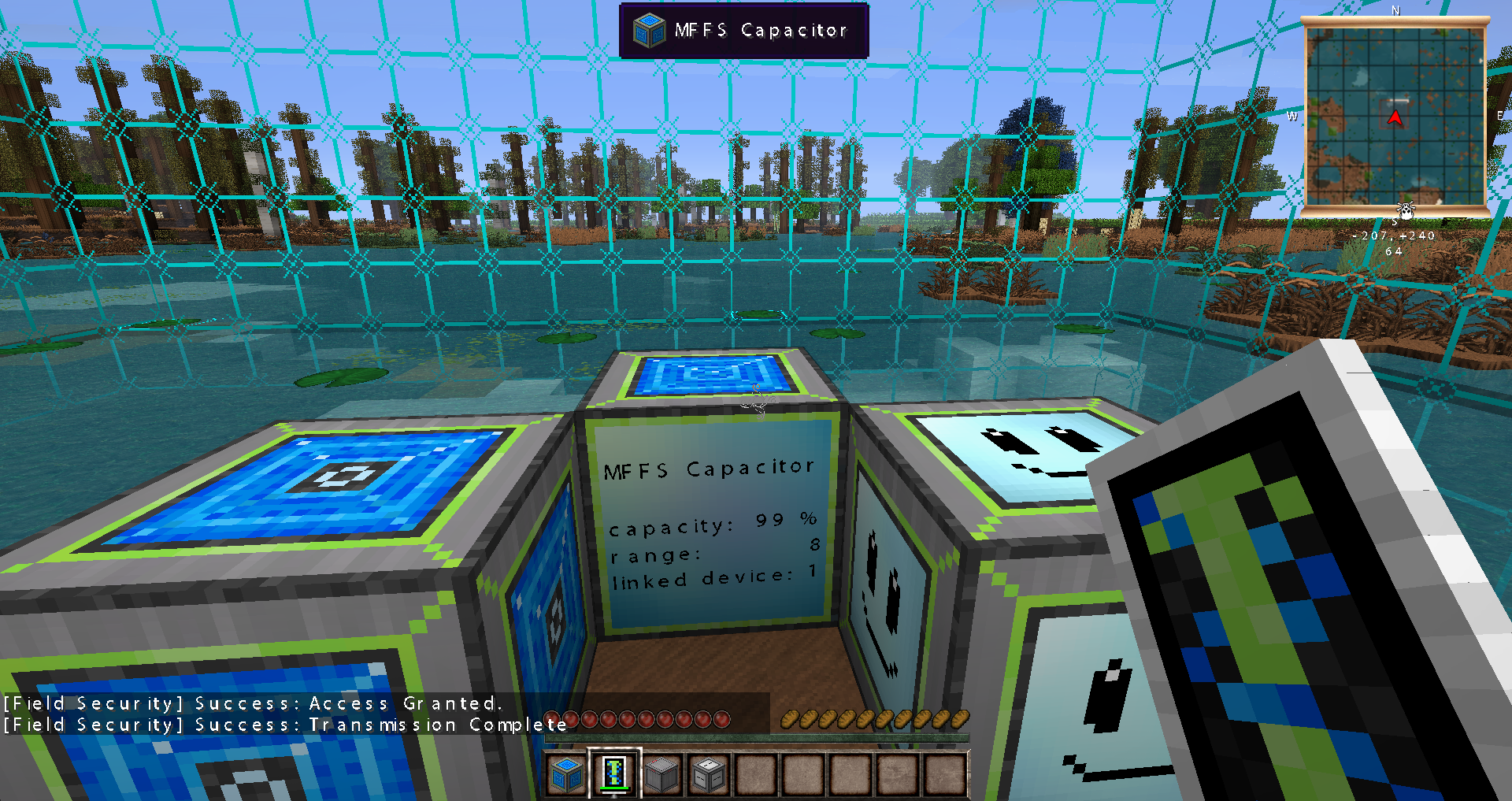 Логотип мода Modular Forcefield System