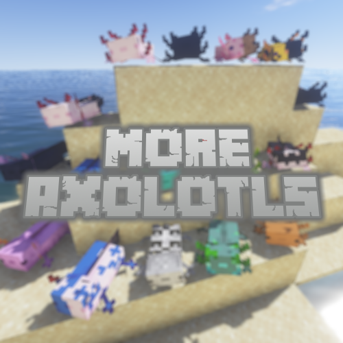 Логотип мода More Axolotl