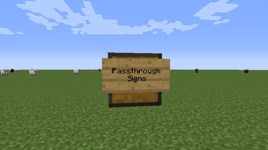 Логотип мода Passthrough Signs