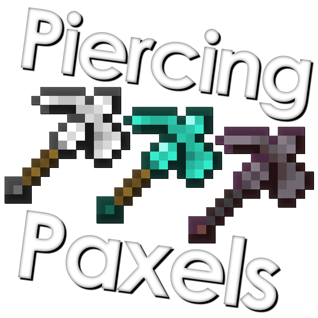 Логотип мода Piercing Paxels ⚒️
