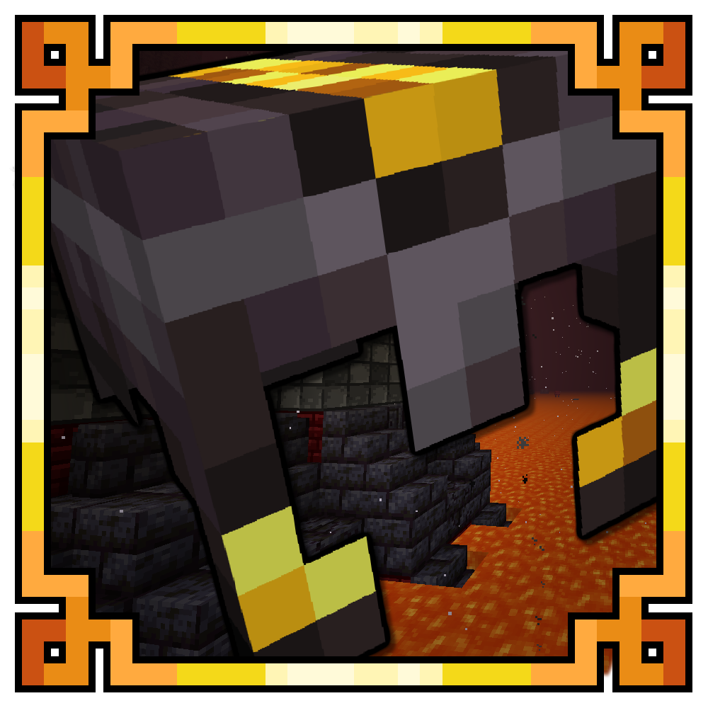 Логотип мода Piglin Expansion