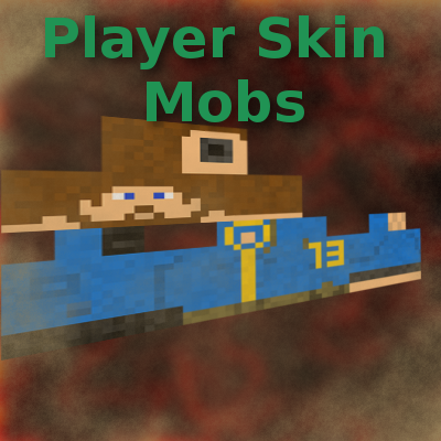 Логотип мода Player Skin Mob