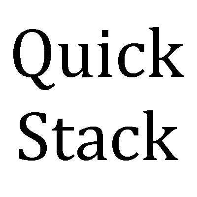 Логотип мода Quickstack