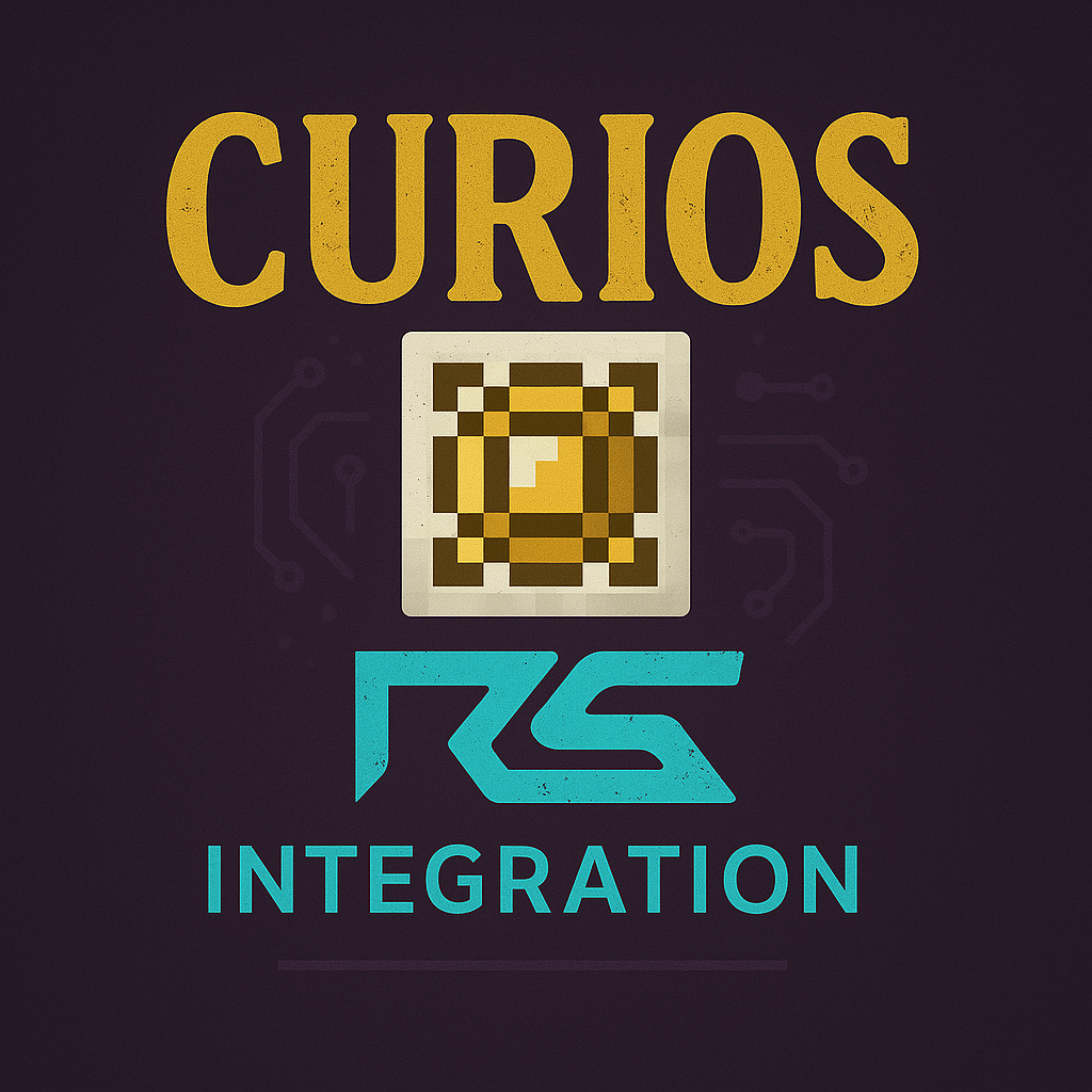 Логотип мода Refined Storage - Curios Integration