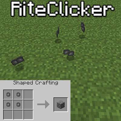 Логотип мода RiteClicker Mod